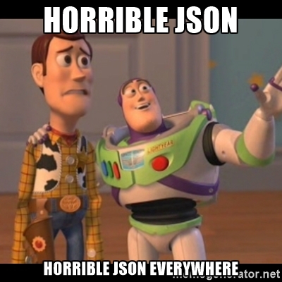 Horrible JSON everywhere